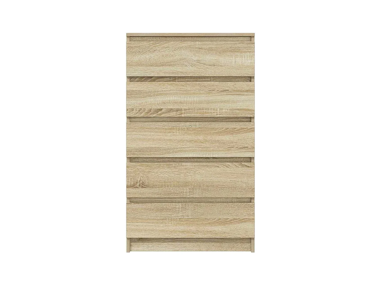 Ladekast 60x36x103 cm bewerkt hout sonoma eikenkleurig