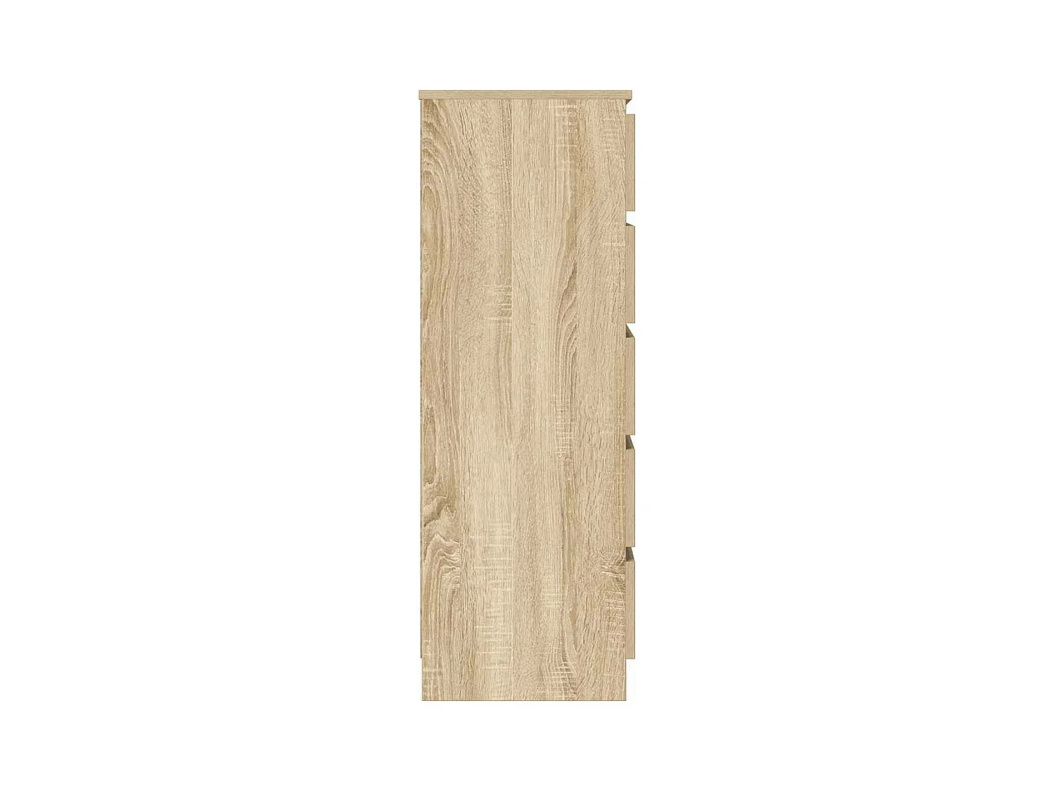 Ladekast 60x36x103 cm bewerkt hout sonoma eikenkleurig