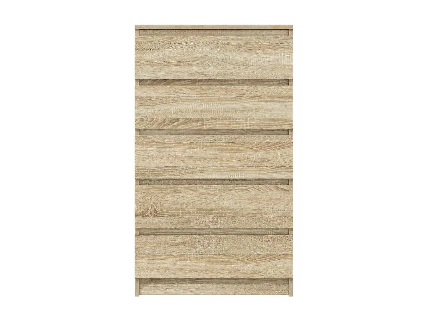 Ladekast 60x36x103 cm bewerkt hout sonoma eikenkleurig