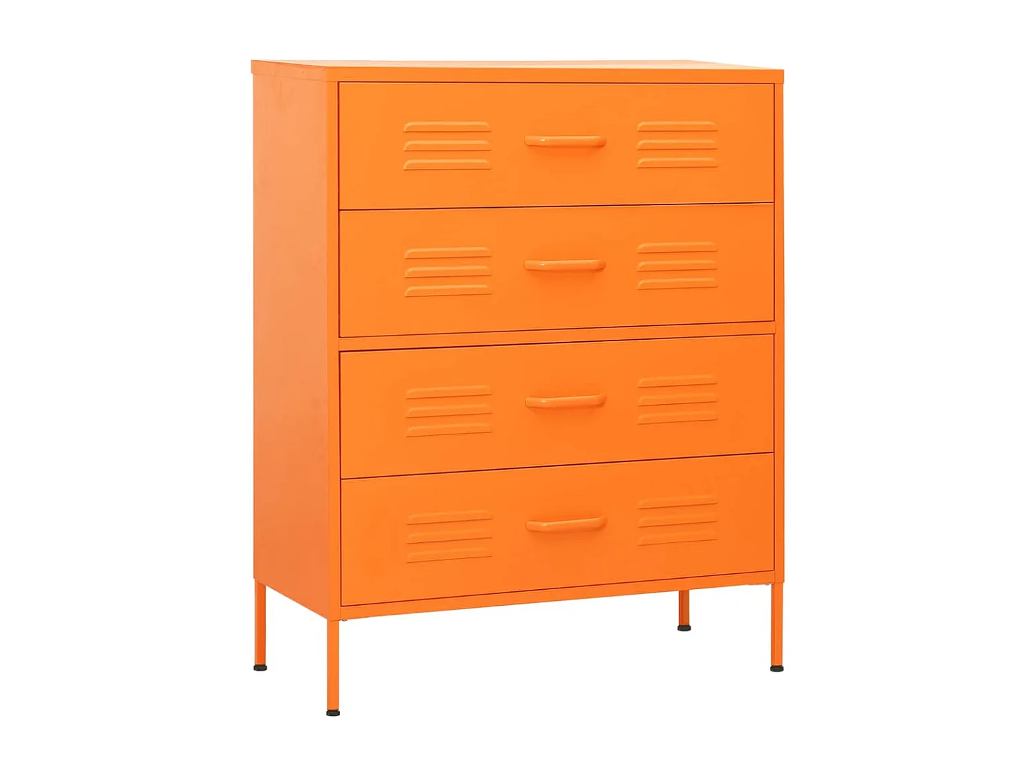 Commode Orange 80x35x101,5 cm Acier