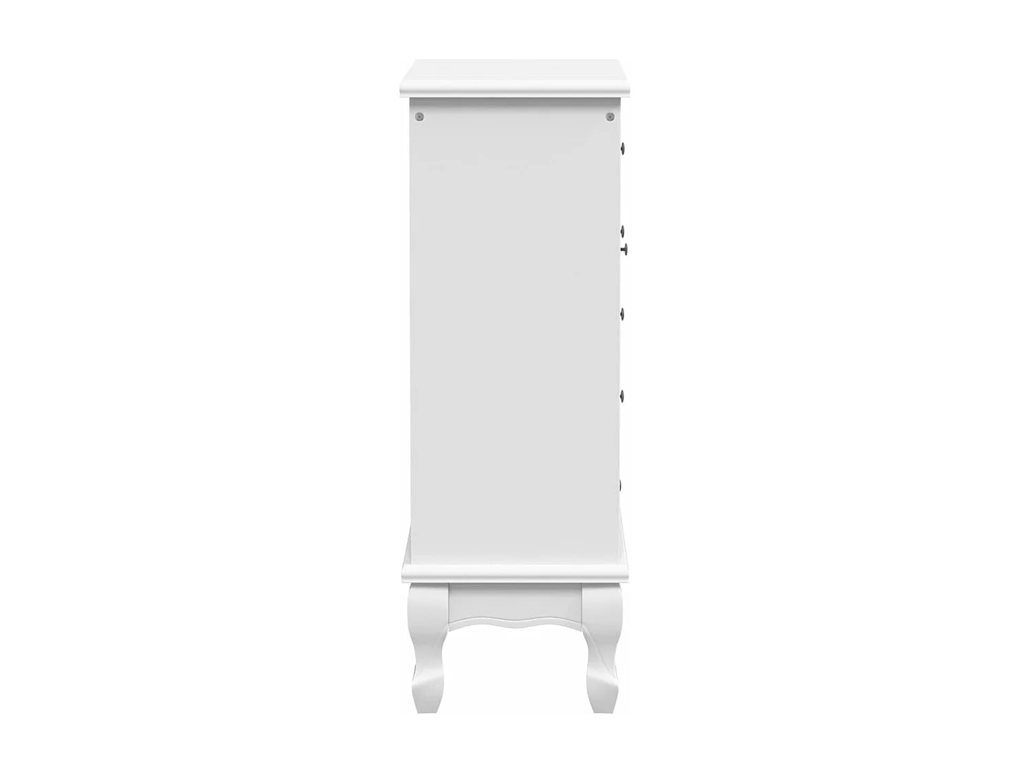 Kast met 5 lades en 2 planken wit