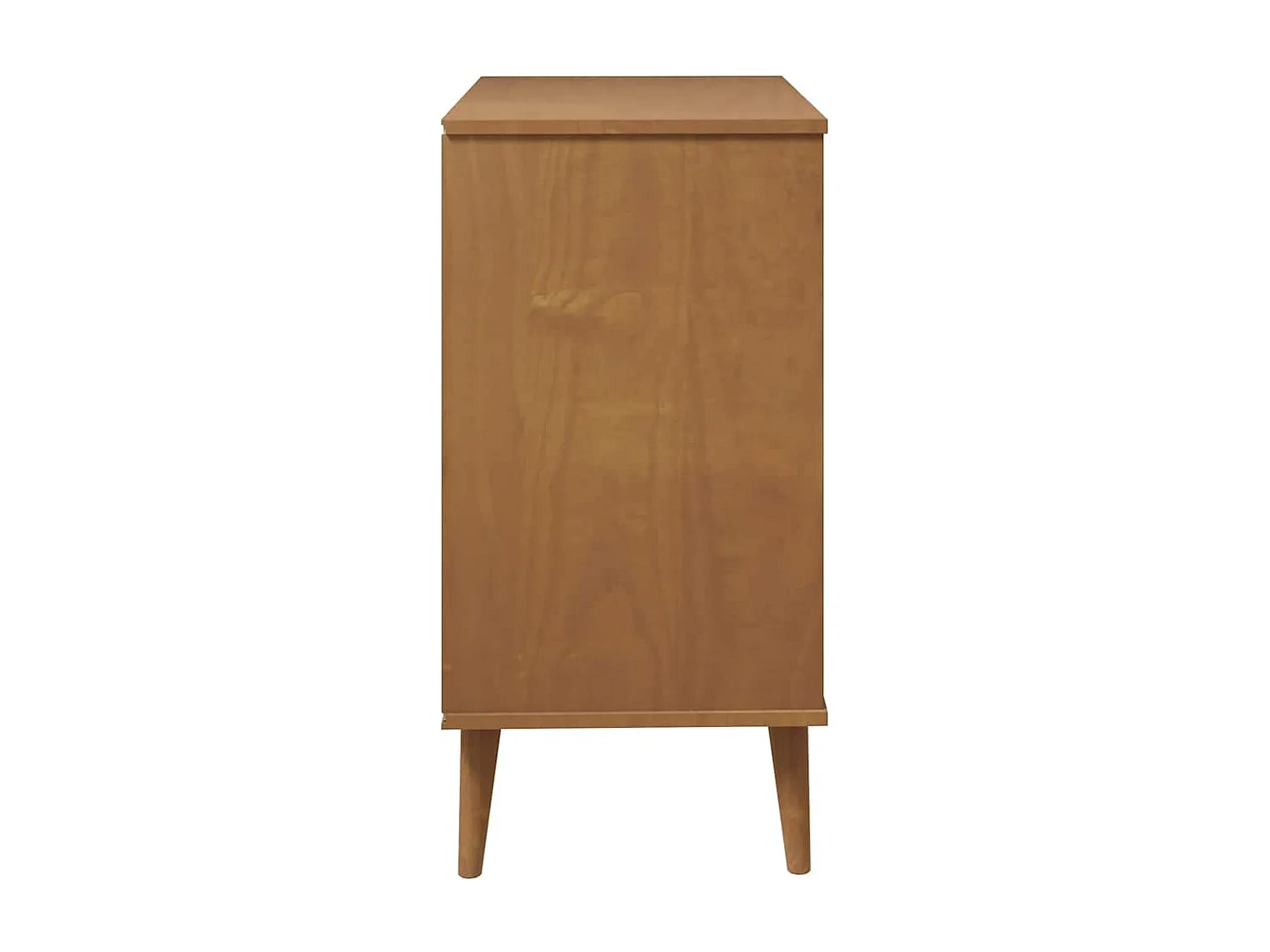 Commode MOLDE Marron 80x40x80 cm Bois de pin solide