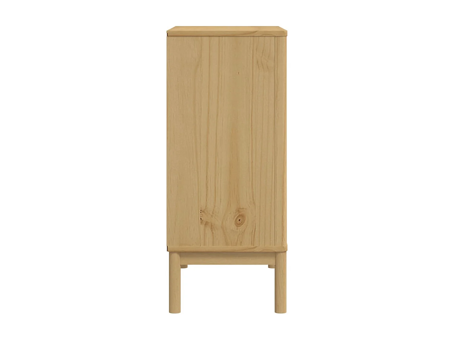 Commode FLORO cire marron bois de pin massif