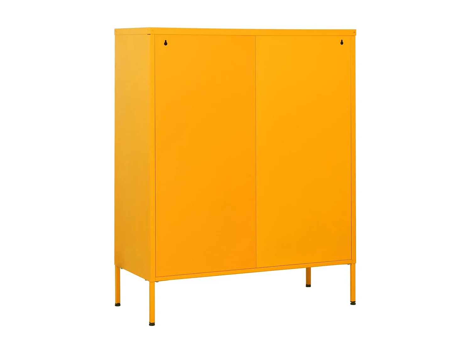 Commode Jaune moutarde 80x35x101,5 cm Acier