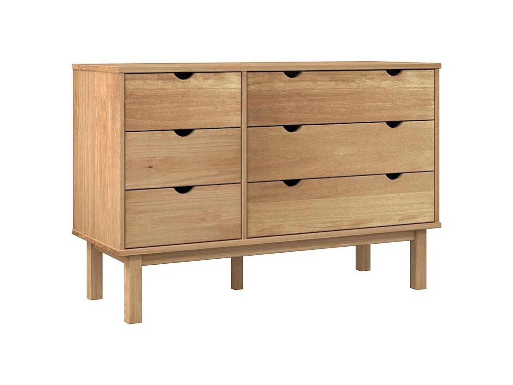 Commode OTTA 111x43x73,5 cm bois de pin massif