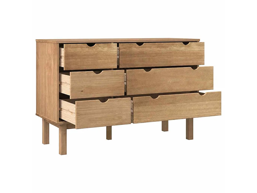 Commode OTTA 111x43x73,5 cm bois de pin massif