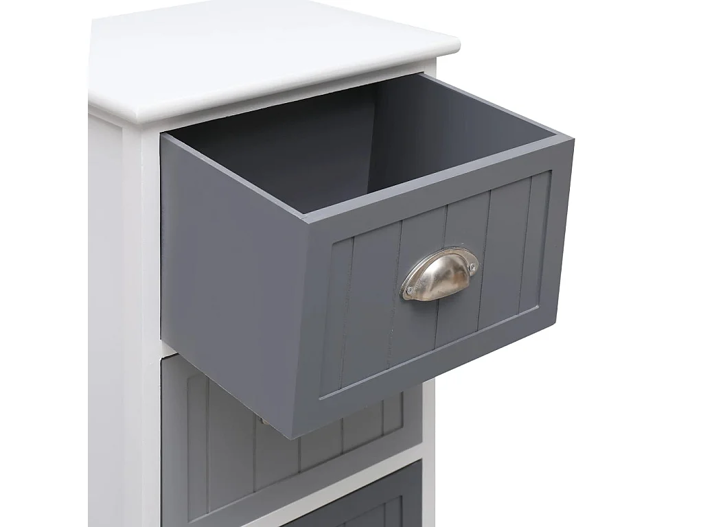 Armoire latérale 35x30x90 cm Bois de Paulownia