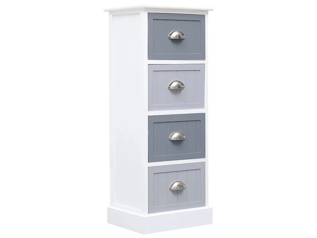 Armoire latérale 35x30x90 cm Bois de Paulownia