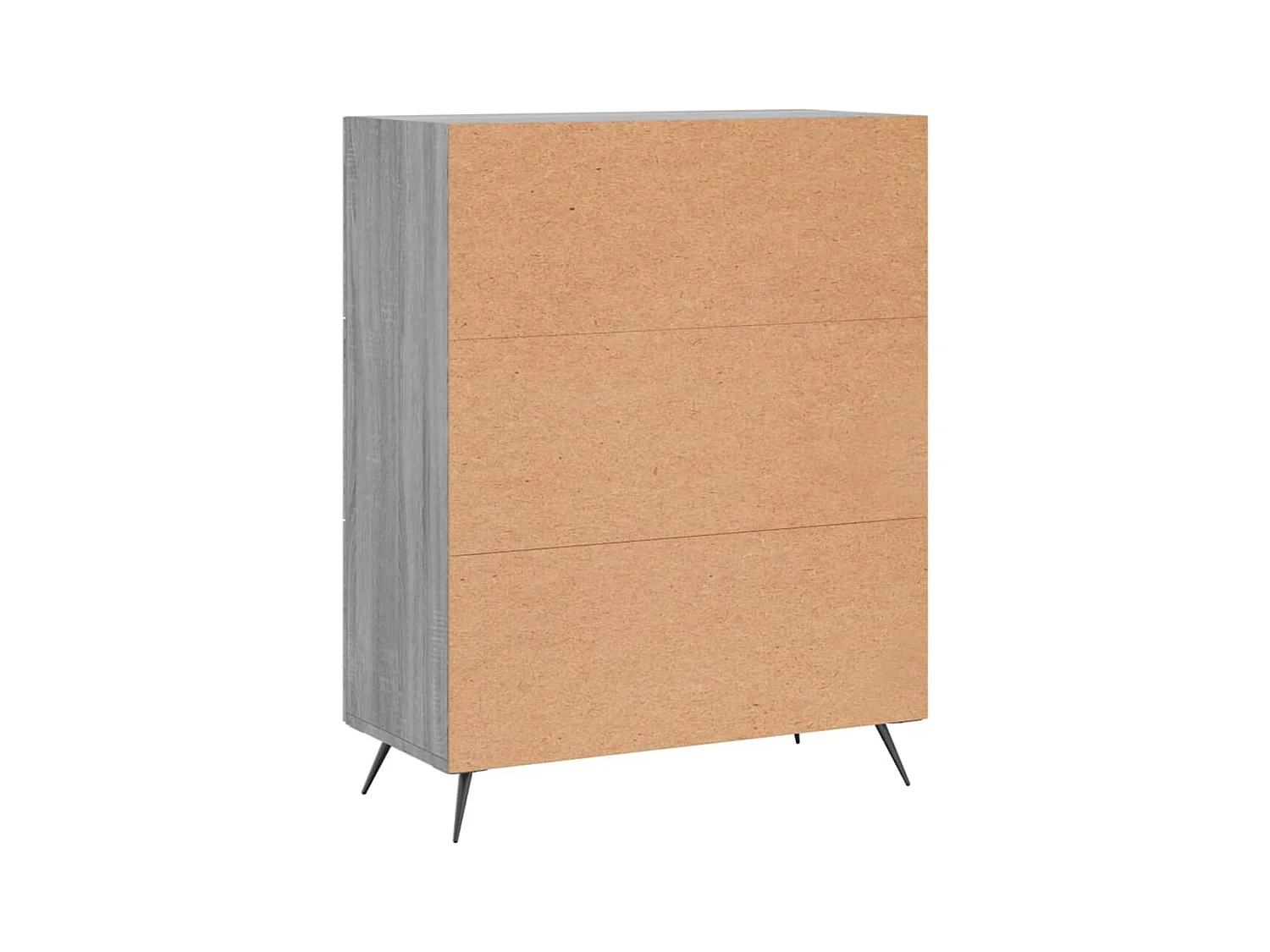 Commode sonoma gris 69,5 x 34 x 90 cm bois d'ingénierie