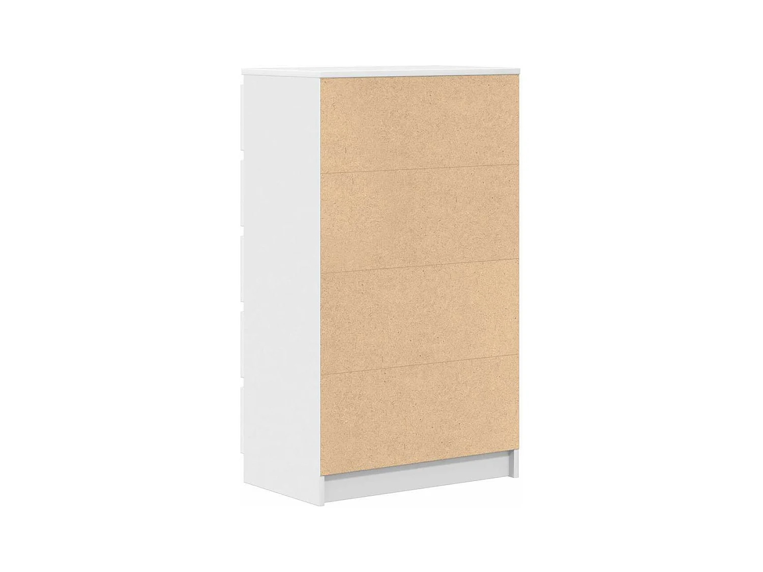 Schubladenschrank Weiß 60x36x103 cm Holzwerkstoff