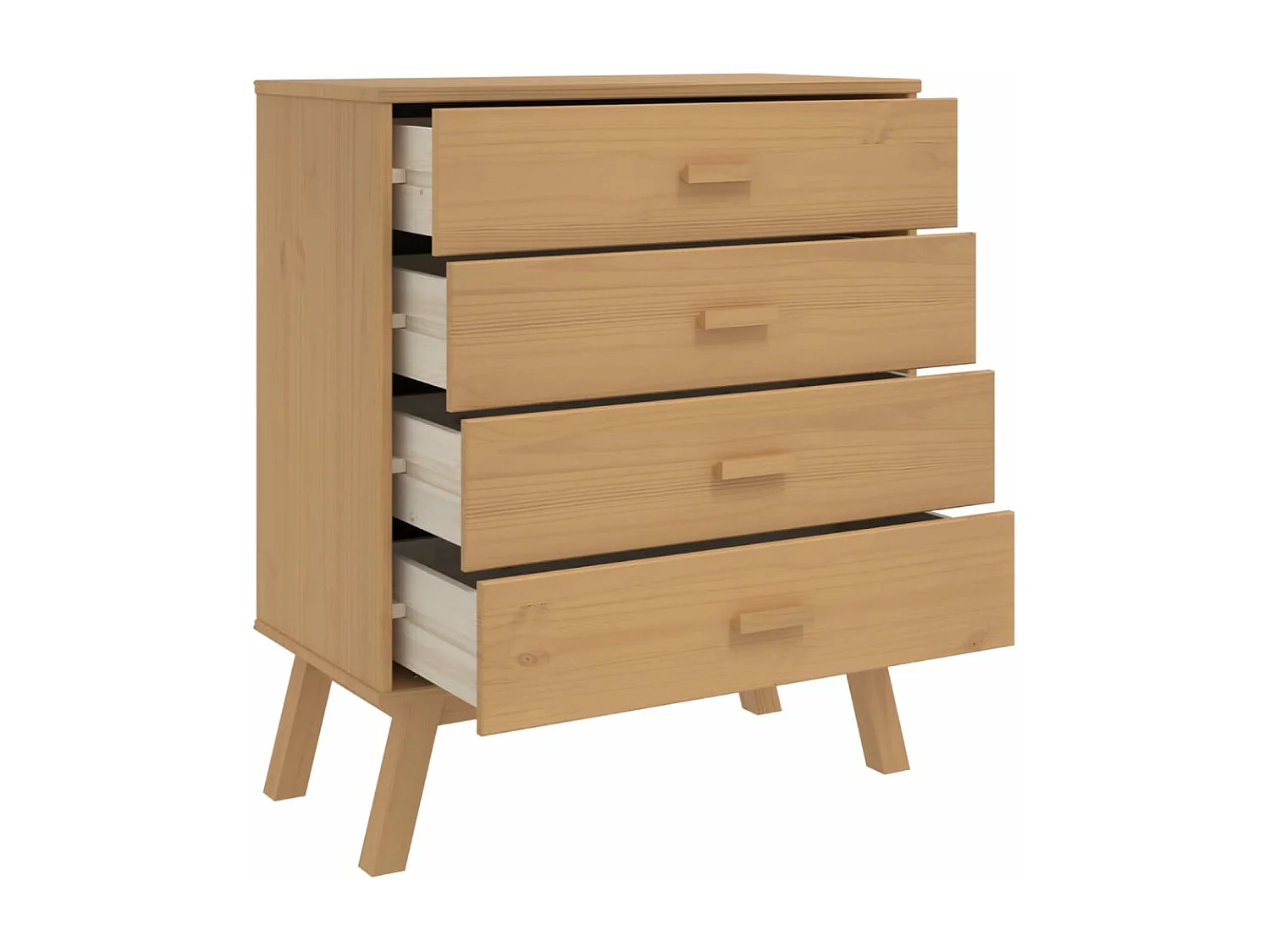 Ladekastje OLDEN massief grenenhout bruin