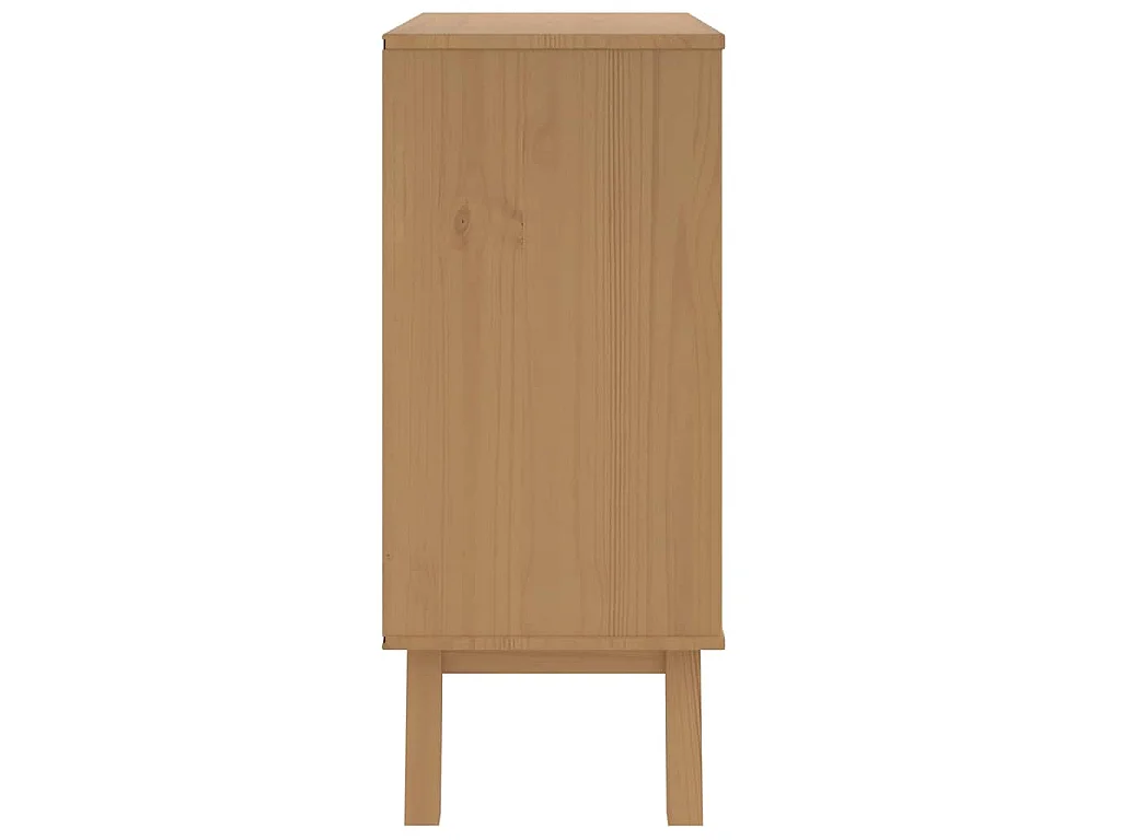 Armoire à tiroirs OLDEN marron bois de pin solide