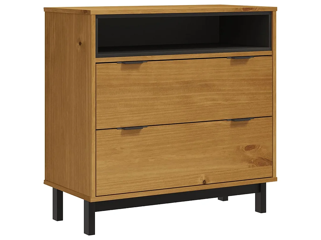 Commode FLAM 80x40x80 cm bois de pin massif