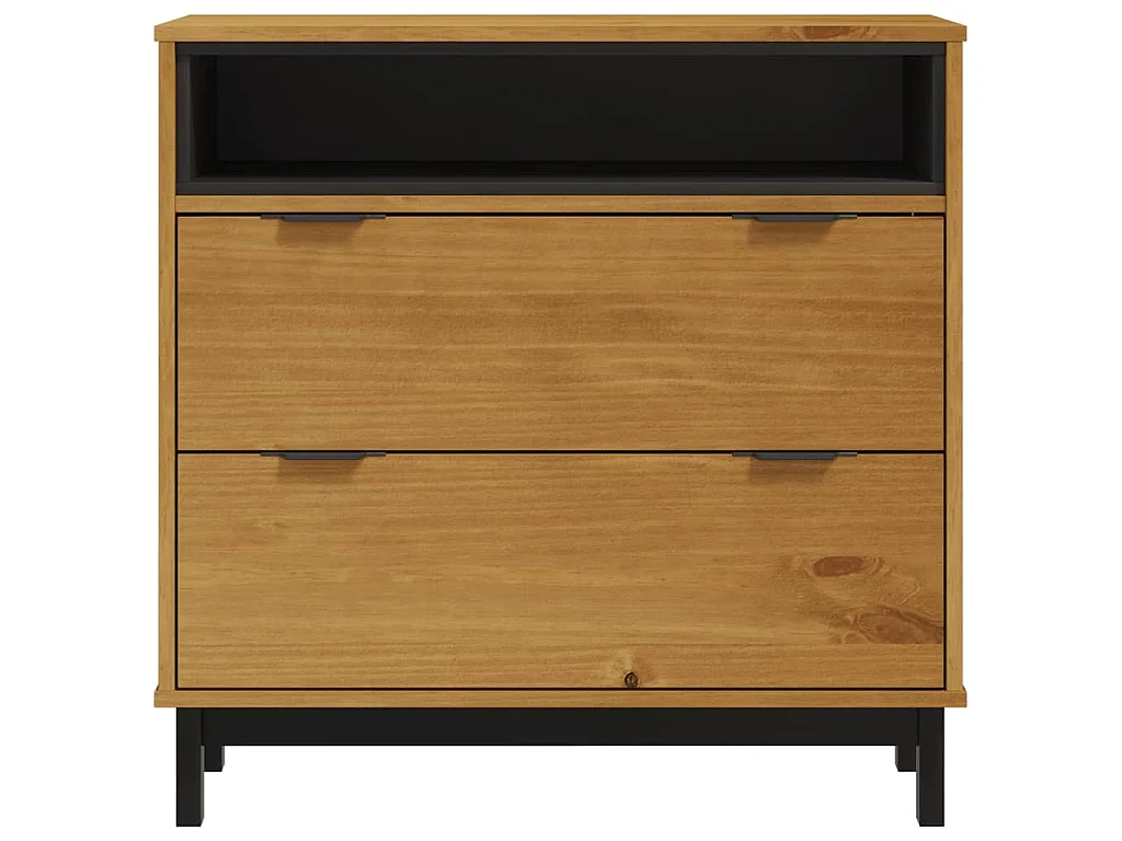 Commode FLAM 80x40x80 cm bois de pin massif