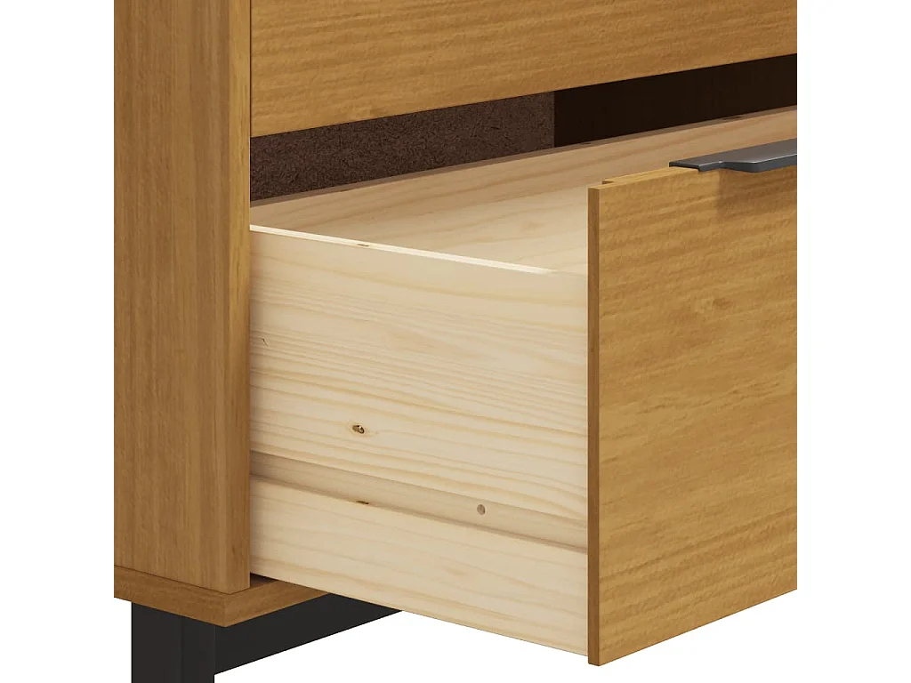 Commode FLAM 80x40x80 cm bois de pin massif