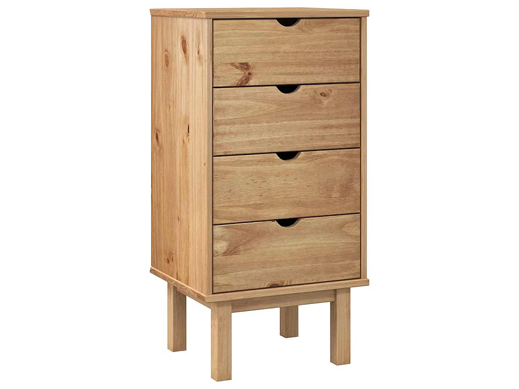Commode OTTA 45x39x90 cm bois de pin massif
