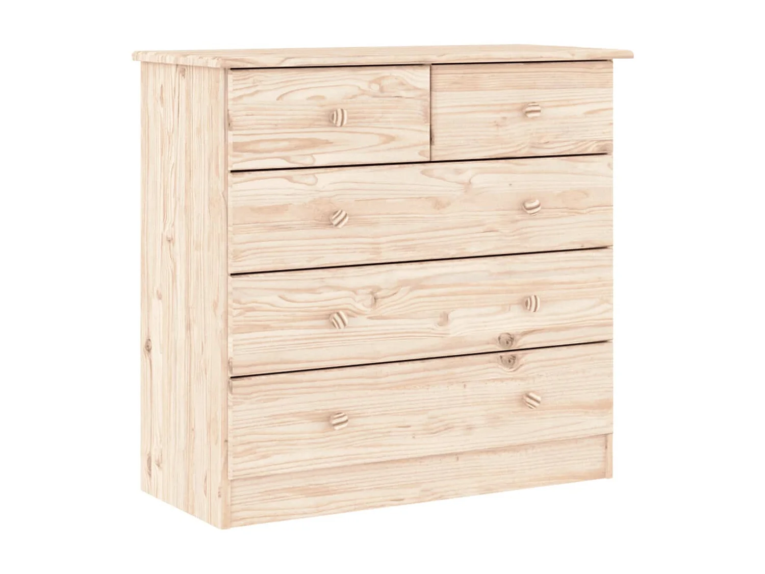 Ladekast ALTA 77x35x73 cm massief grenenhout