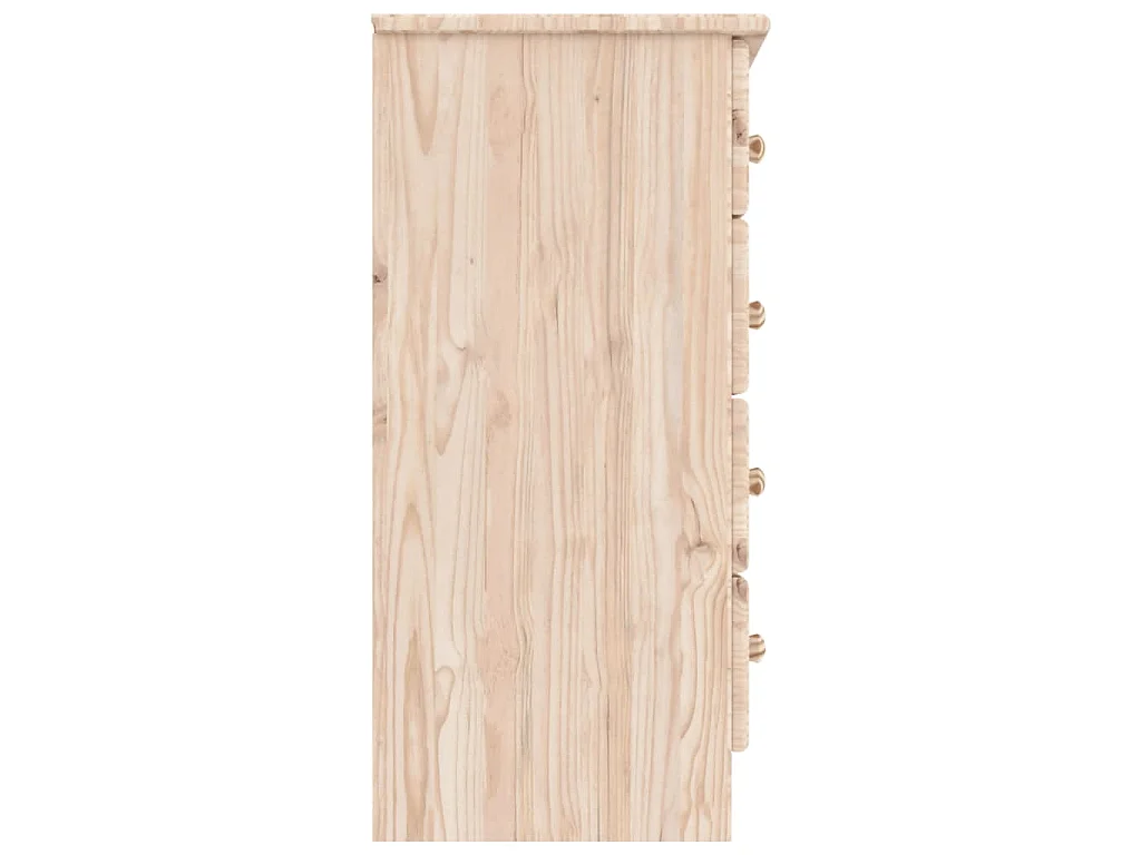 Cómoda ALTA madera maciza pino 77x35x73 cm