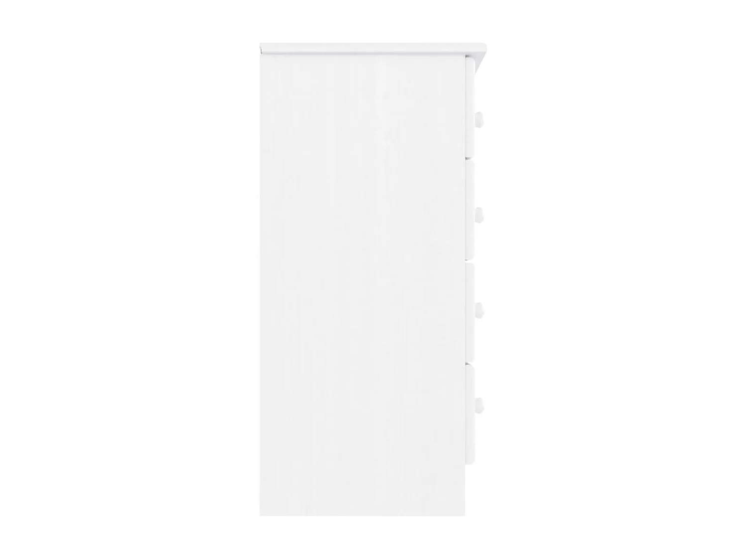 Commode ALTA blanc 77x35x73 cm bois massif de pin