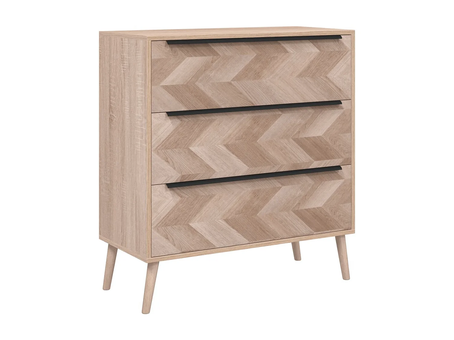 Dressoir Lusk 03A 80x38,5x87 cm sonoma eikenkleurig