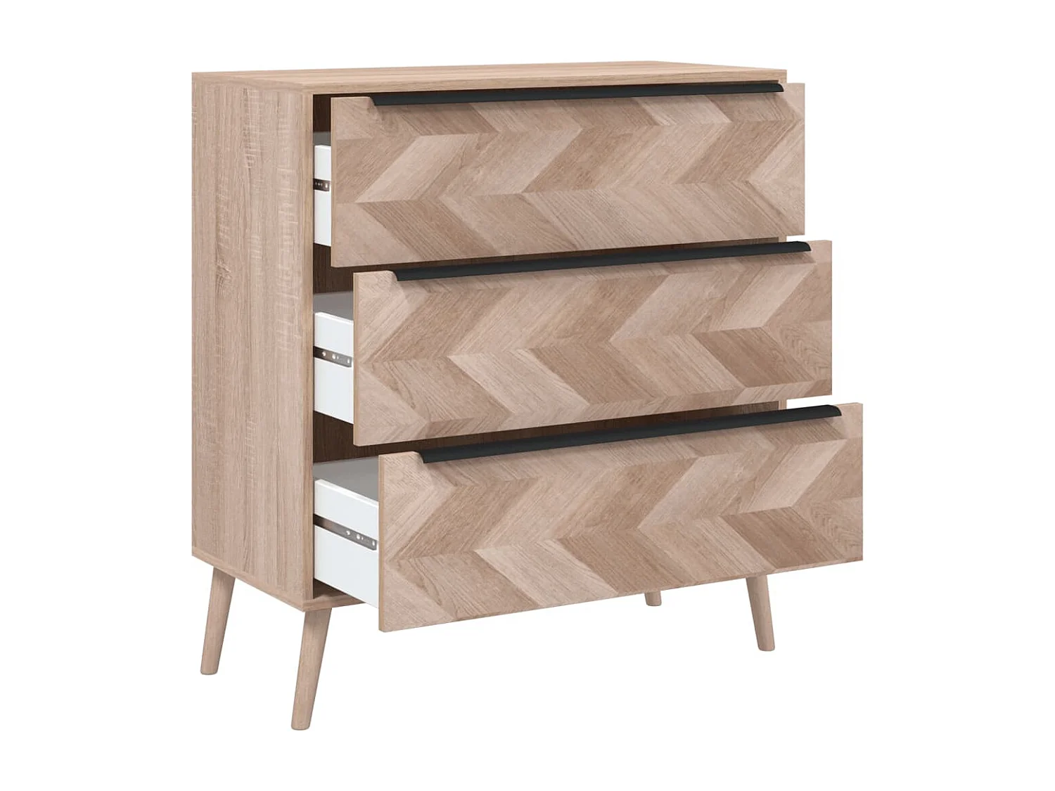 Dressoir Lusk 03A 80x38,5x87 cm sonoma eikenkleurig