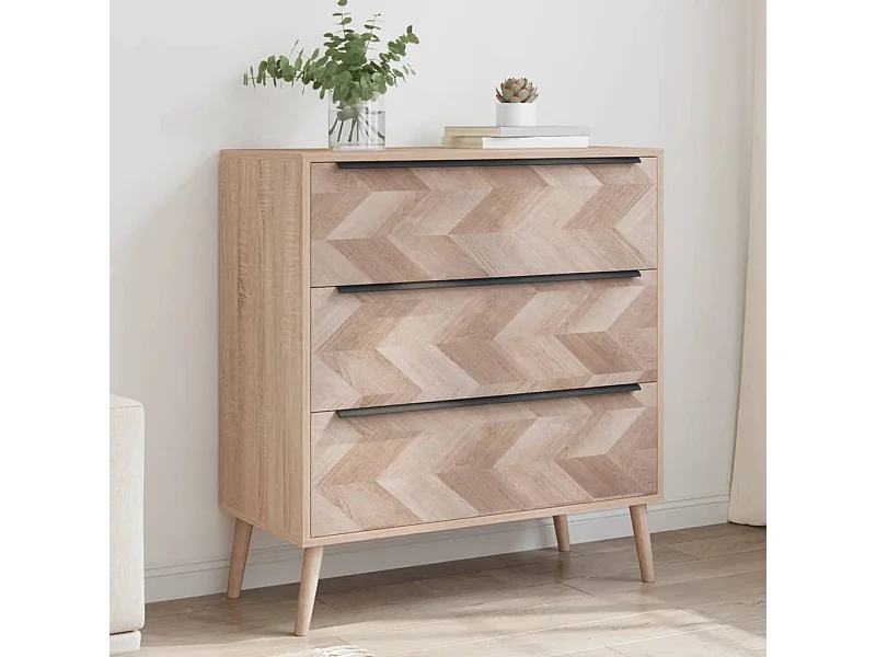 Kommode Lusk 03A Sonoma-Eiche 80x38,5x87 cm