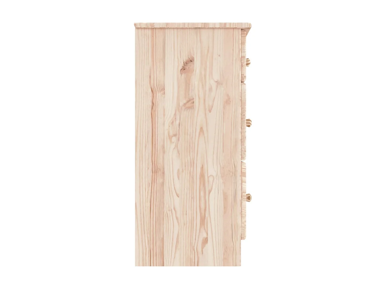 Cassettiera ALTA 112x35x73 cm in Legno Massello di Pino