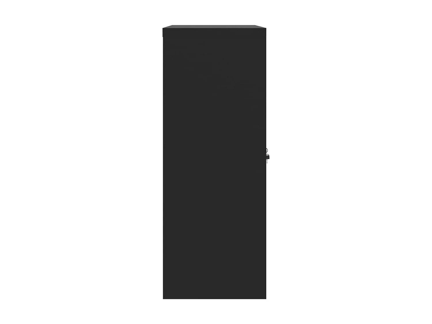 Armadio Classificatore Nero 90x40x105 cm in Acciaio