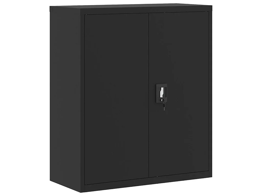 Classeur noir 90x40x105 cm acier