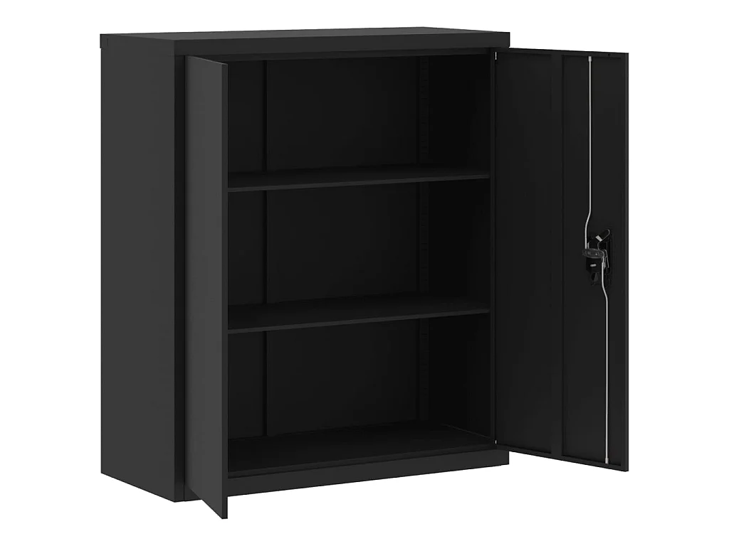 Classeur noir 90x40x105 cm acier