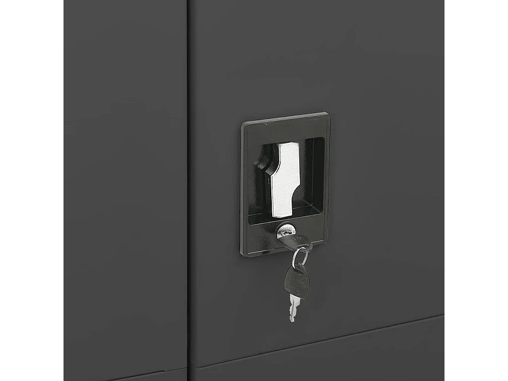 Armoire à casiers Anthracite 90x40x180 cm Acier