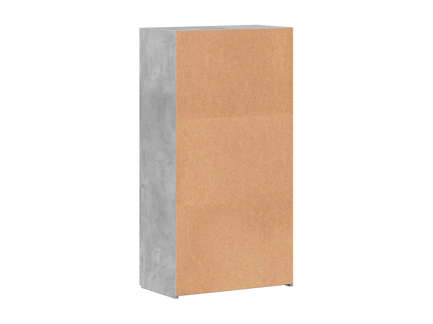 Armario archivador madera ingeniería gris hormigón 60x32x115 cm