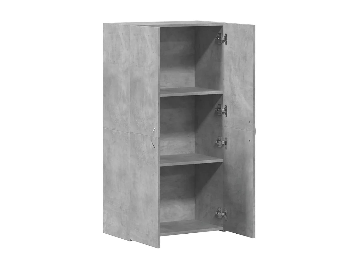 Armario archivador madera ingeniería gris hormigón 60x32x115 cm
