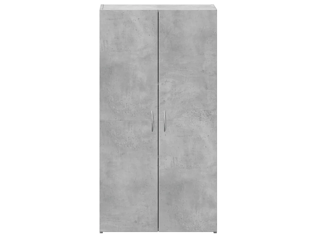 Armario archivador madera ingeniería gris hormigón 60x32x115 cm