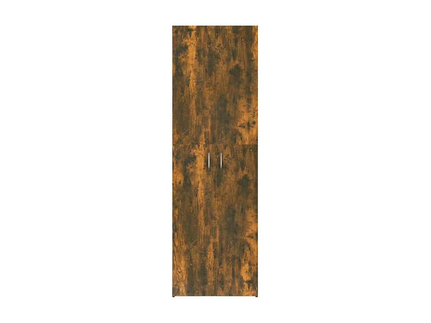 Armoire de bureau Chêne fumé 60x32x190 cm Bois d'ingénierie