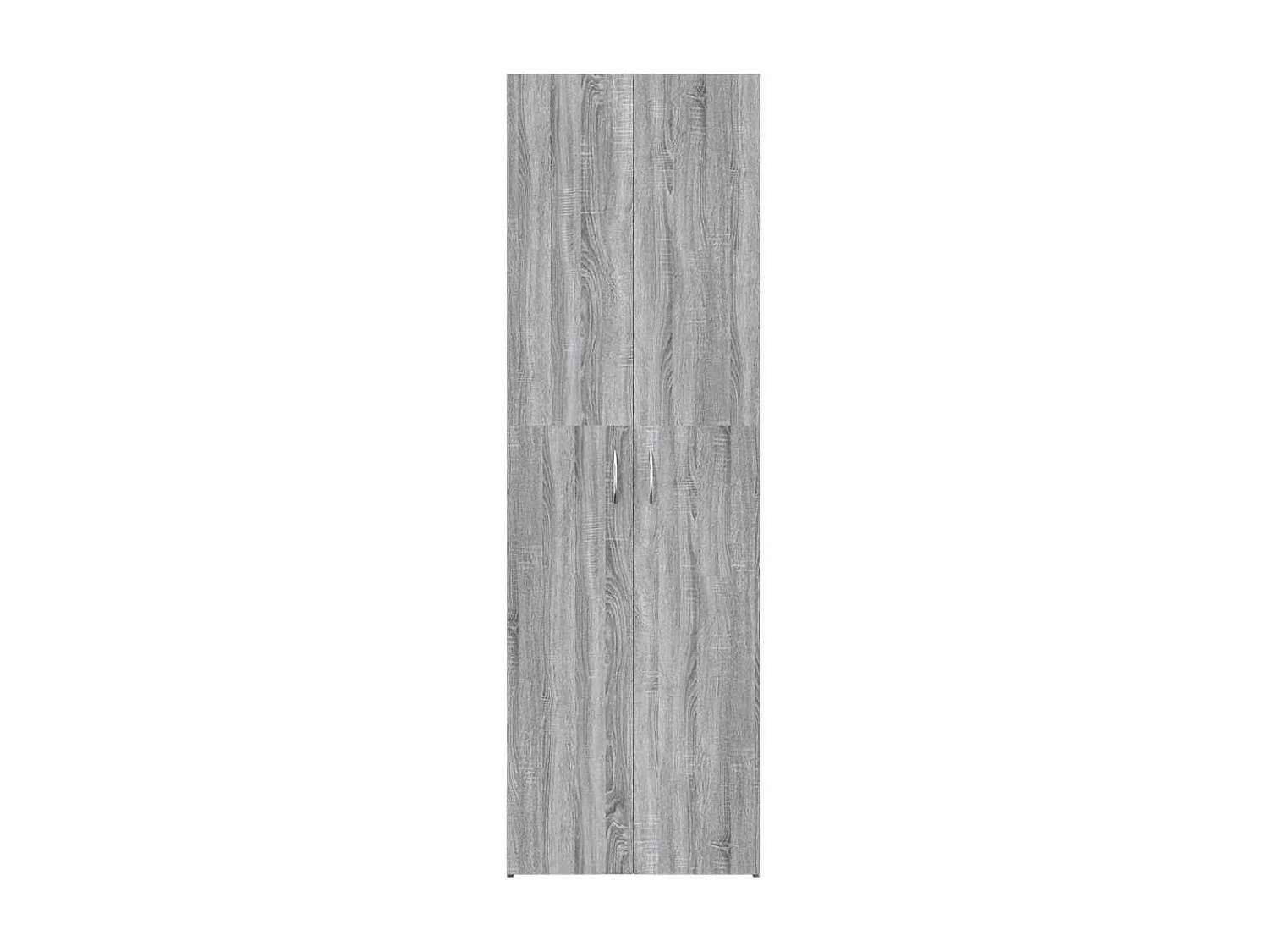 Armoire de bureau Sonoma gris 60x32x190 cm Bois d'ingénierie