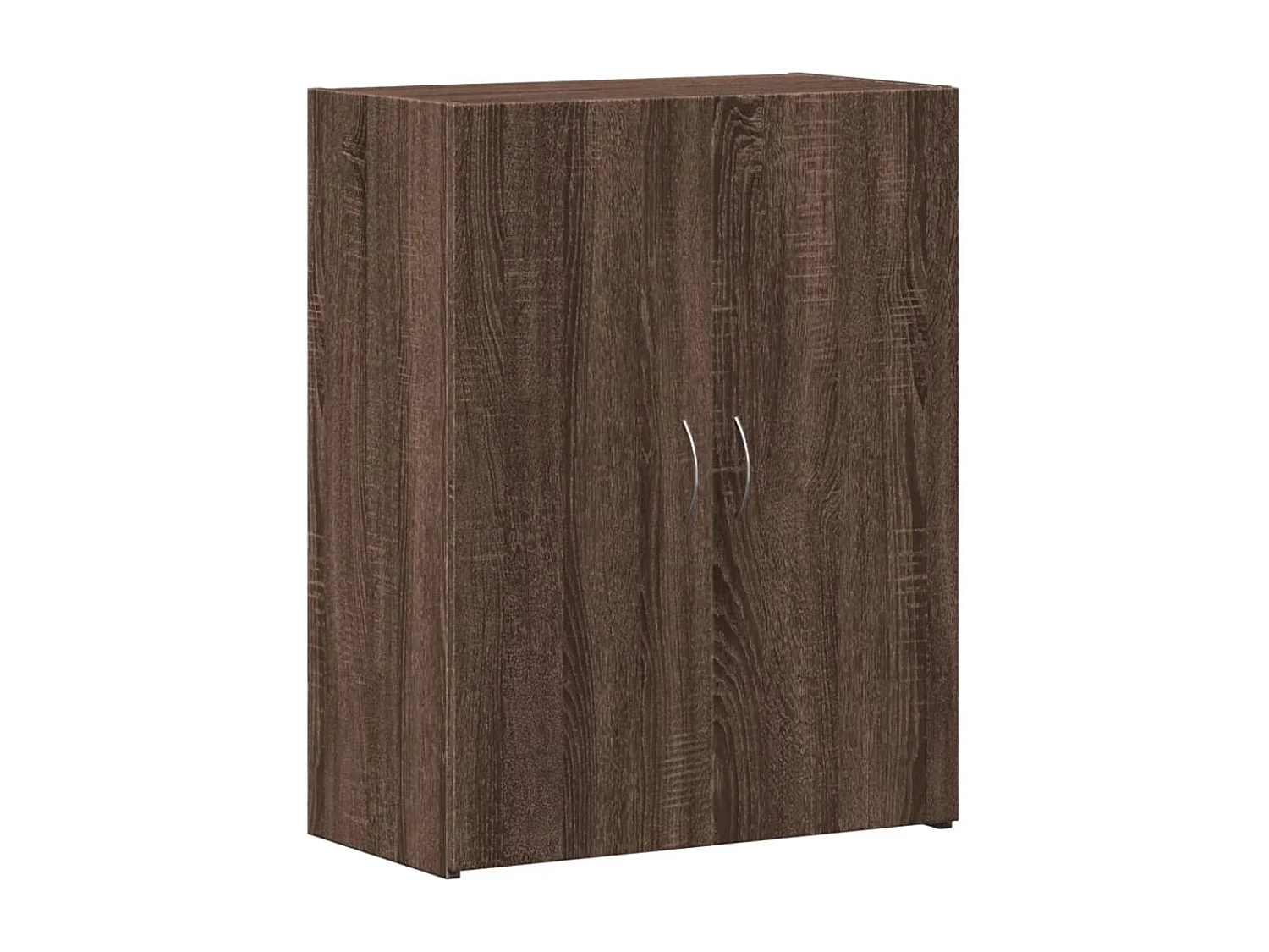 Armario archivador madera ingeniería roble marrón 60x32x77,5cm