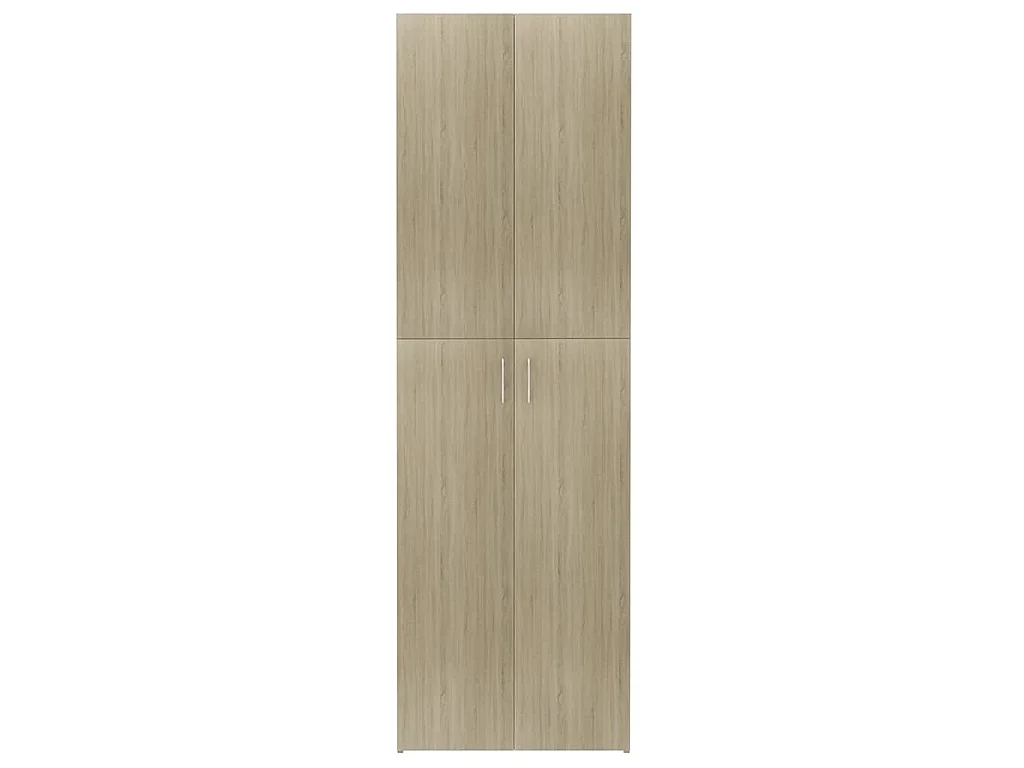 Armoire de bureau Chêne sonoma 60x32x190 cm Bois d'ingénierie