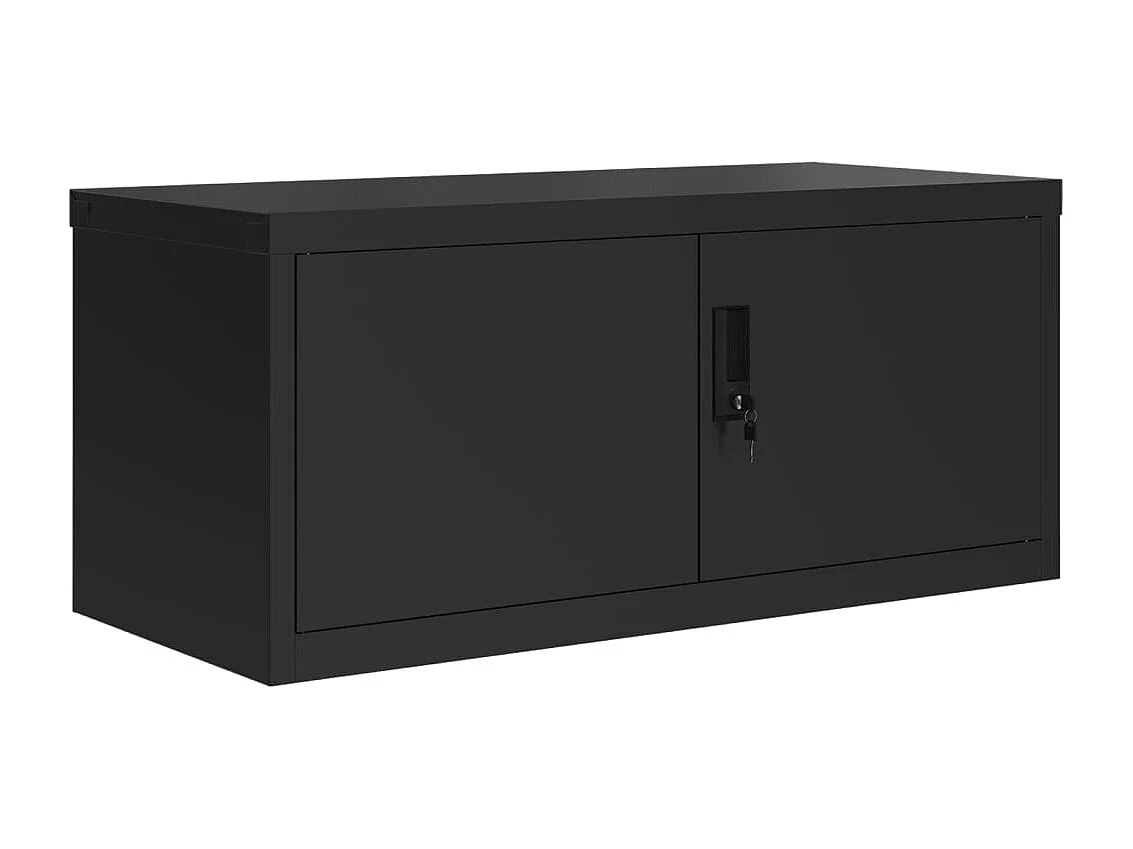 Classeur noir 90x40x40 cm acier