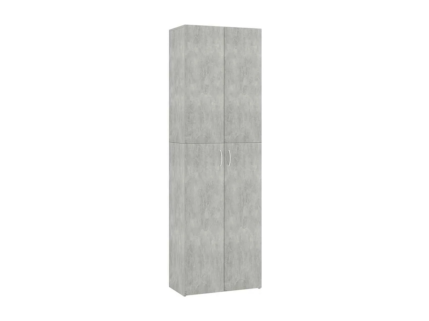 Büroschrank Betongrau 60x32x190 cm Holzwerkstoff