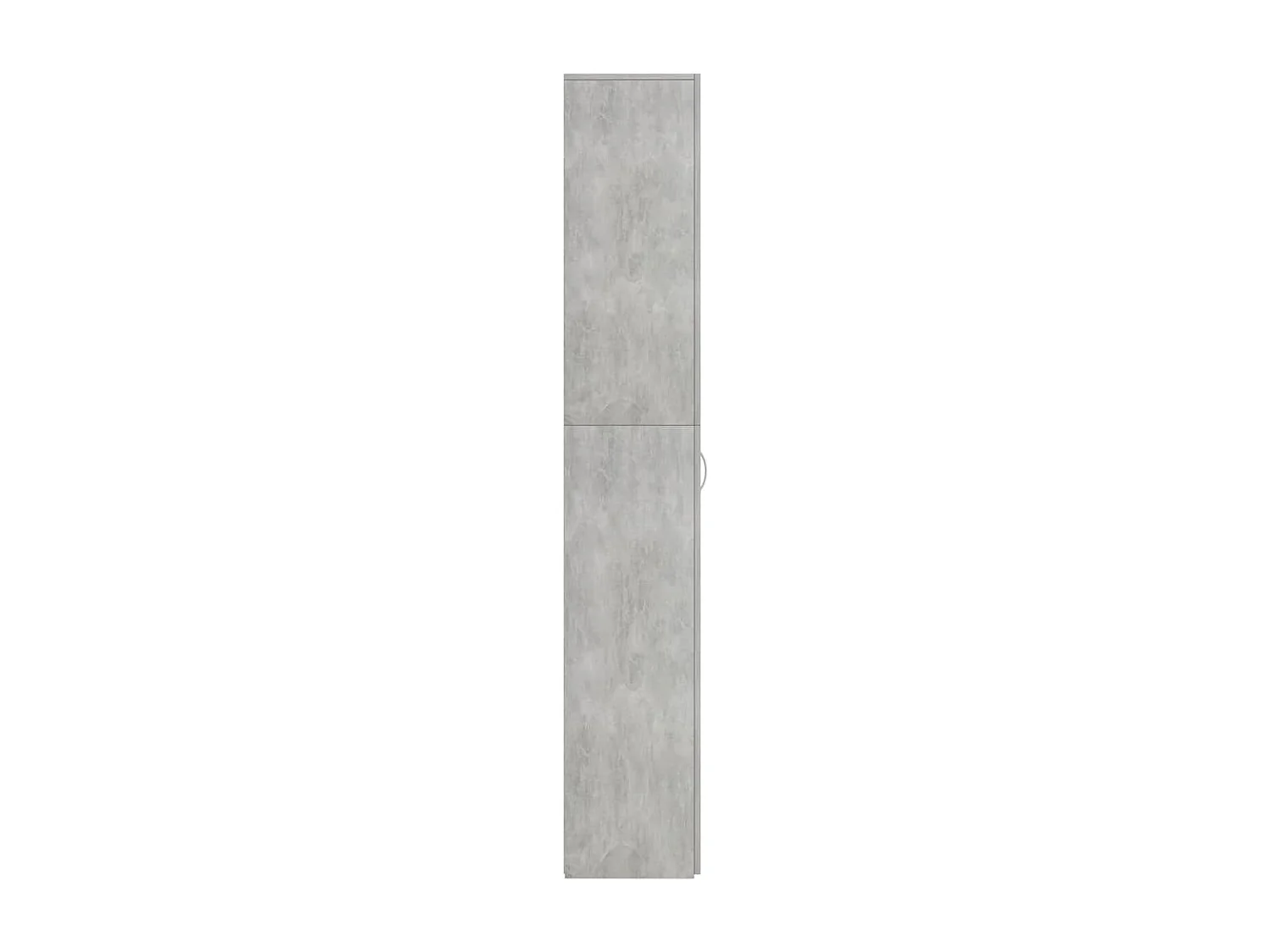 Armoire de bureau Gris béton 60x32x190 cm Bois d'ingénierie