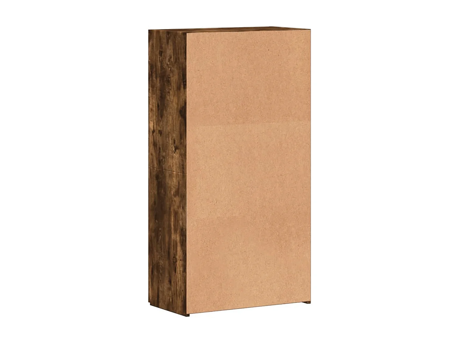 Armoire de classement chêne fumé 60x32x115 cm bois d'ingénierie