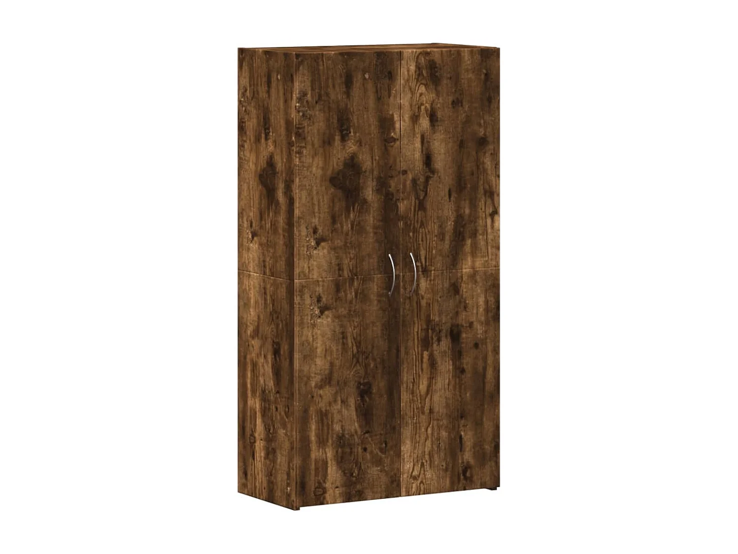 Schedario Rovere Fumo 60x32x115 cm in Legno Multistrato