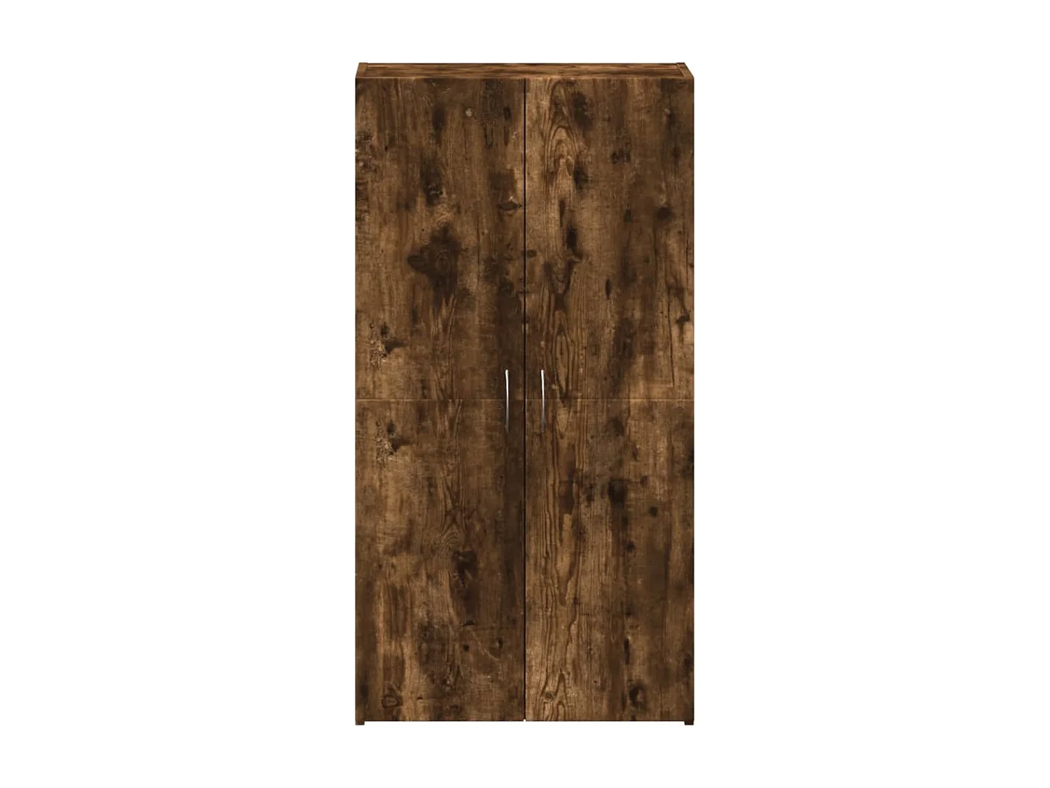 Schedario Rovere Fumo 60x32x115 cm in Legno Multistrato