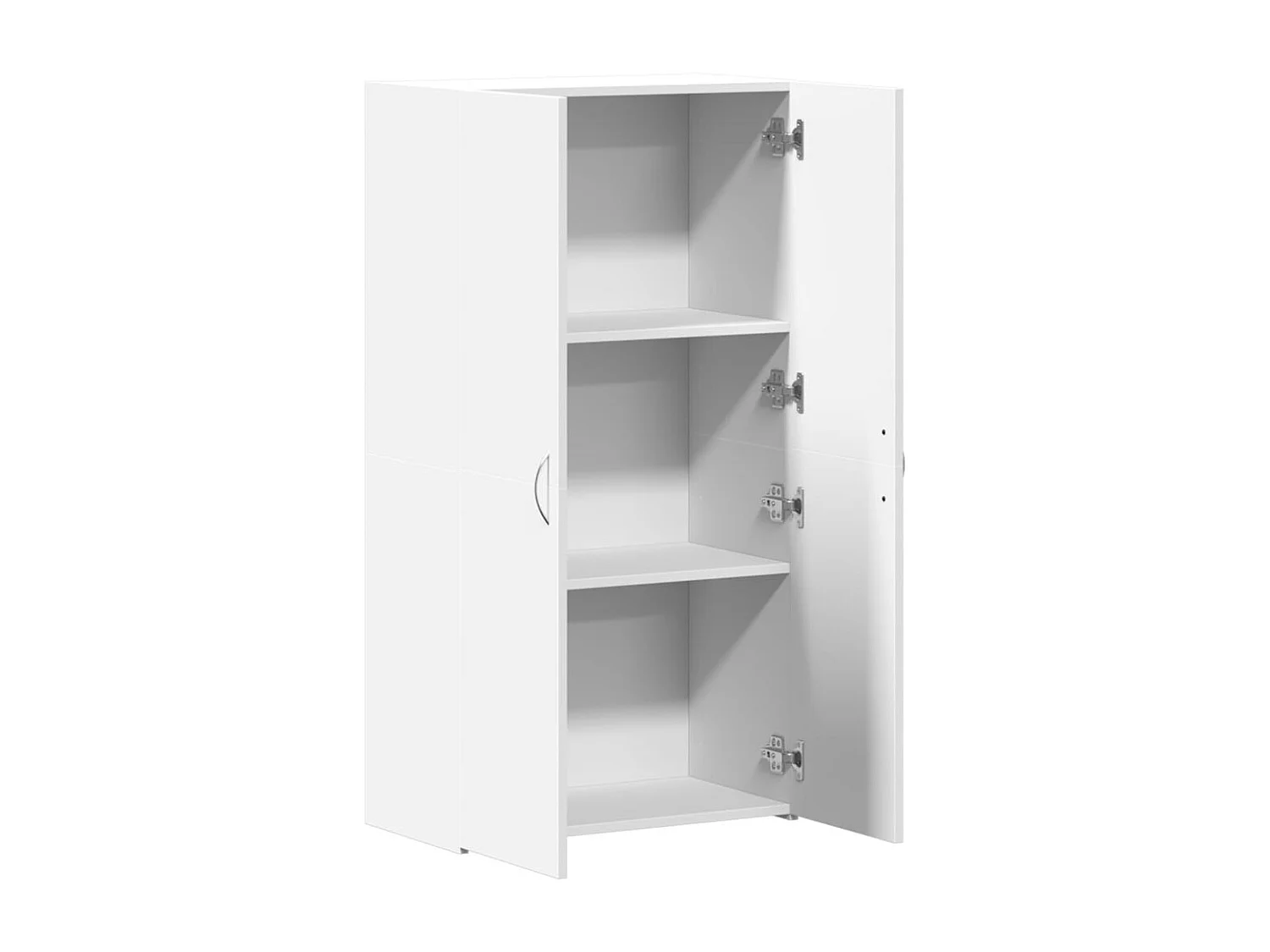 Armoire de classement blanc 60x32x115 cm bois d'ingénierie