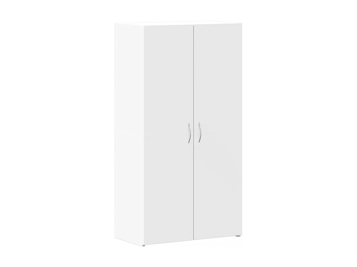 Armoire de classement blanc 60x32x115 cm bois d'ingénierie
