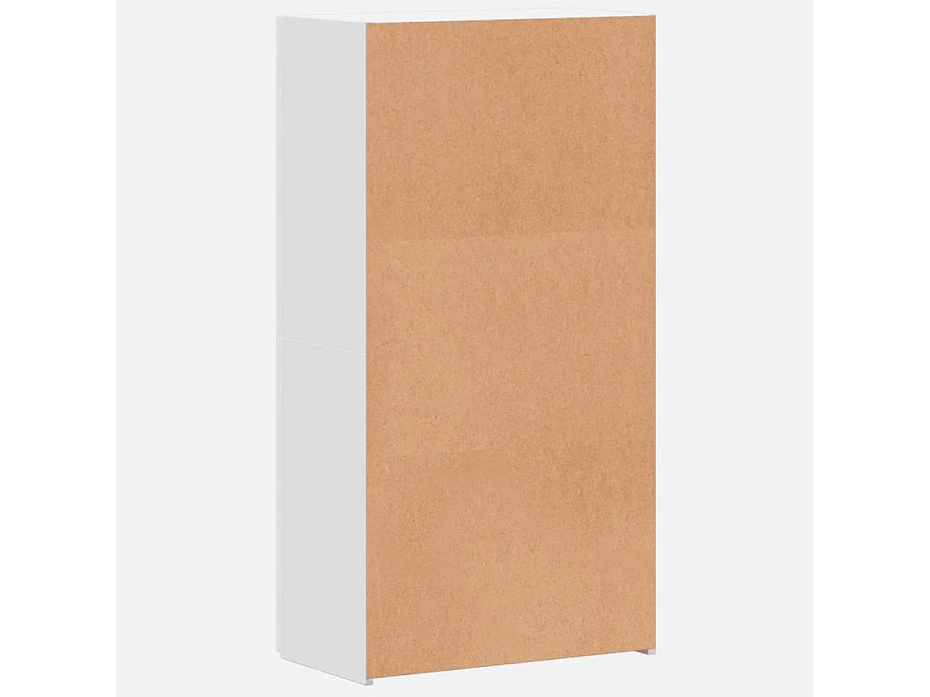 Armoire de classement blanc 60x32x115 cm bois d'ingénierie