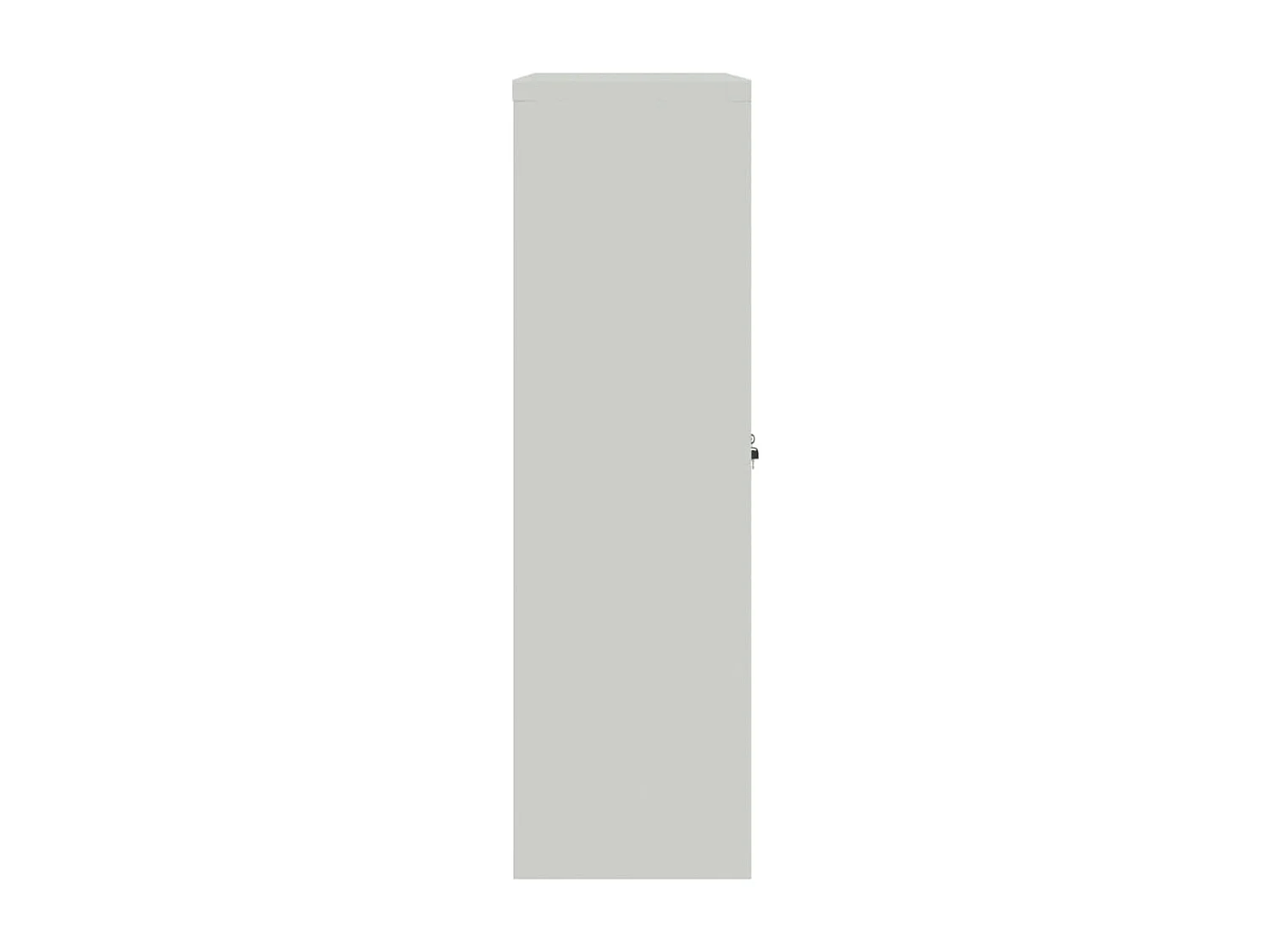 Aktenschrank 90×40×140 cm Stahl Grau