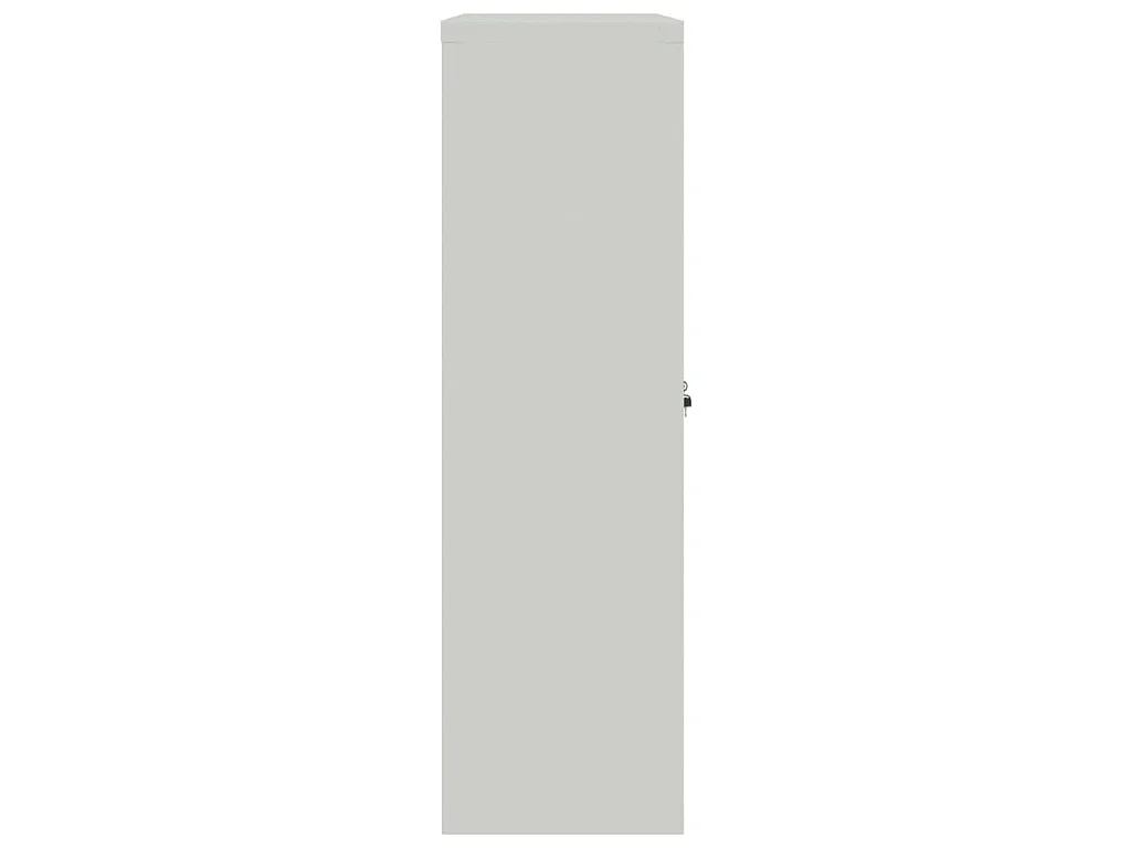 Armoire de bureau 90x40x140 cm Acier Gris
