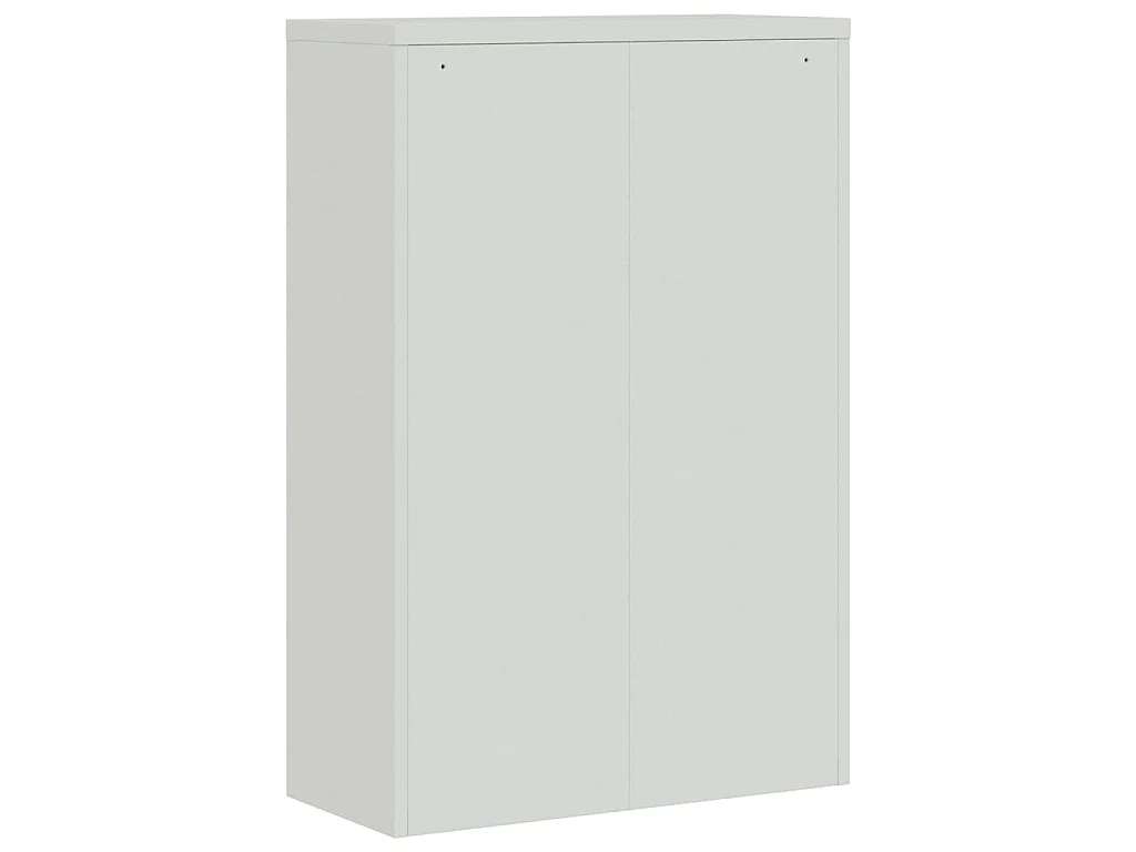 Armoire de bureau 90x40x140 cm Acier Gris